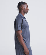 Contrast cool polo — lifestyle