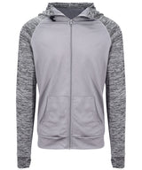 Cool contrast zoodie — Grey/Grey Melange