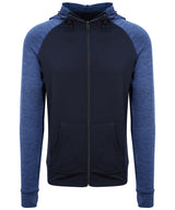 Cool contrast zoodie — Navy/Navy Melange