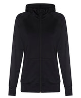 Women's cool contrast zoodie — Jet Black