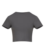 Women’s recycled cropped T — Platinum Grey