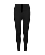 Women’s recycled tech leggings — Jet Black*