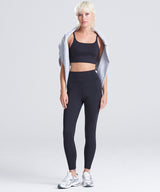 Women’s recycled tech leggings — lifestyle