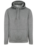 Sports polyester hoodie — Grey Melange