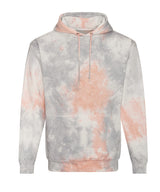Tie dye hoodie — Grey Pink Marble