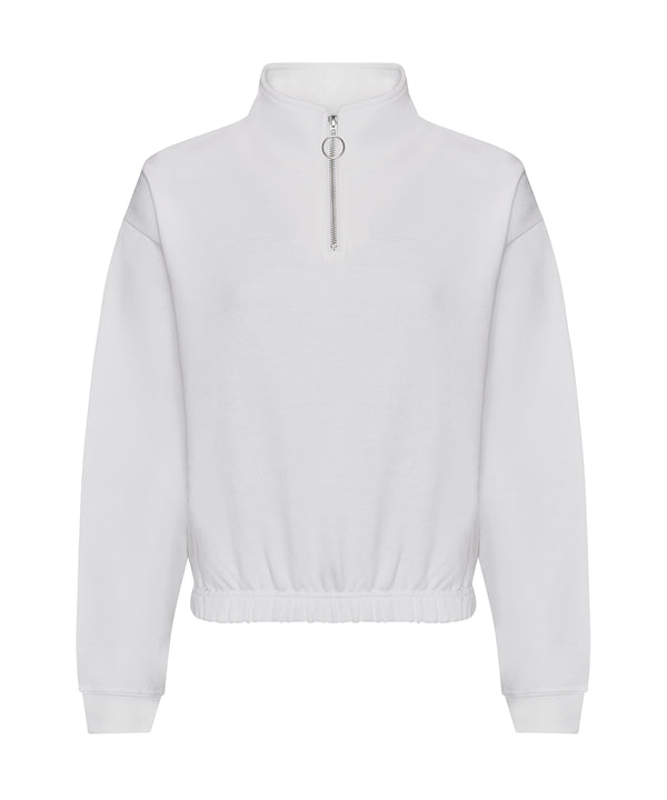 Women's cropped ¼-zip sweat