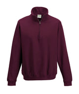 Sophomore ¼ zip sweatshirt — Burgundy
