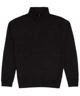 Sophomore ¼ zip sweatshirt — Deep Black