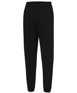 College cuffed sweatpants — Deep Black