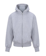 Signature heavyweight zoodie — Heather Grey