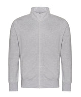 Campus full-zip sweatshirt — Heather Grey