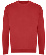 Organic sweatshirt — Fire Red