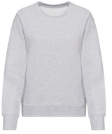 Women's AWDis sweat — Heather Grey