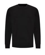 Oversize 100 long sleeve T — Deep Black