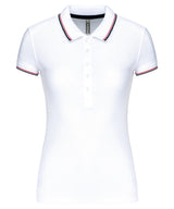 Women's short sleeve polo shirt — lifestyle