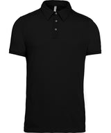 Jersey knit polo shirt — lifestyle