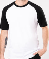 Baseball Short-sleeved two-tone T-shirt — lifestyle