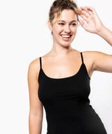 Ladies' strappy tank top — lifestyle