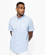 Men's short-sleeved Oxford shirt — lifestyle