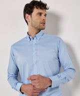 Stretch Oxford shirt long-sleeved (slim fit) — lifestyle