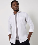 Slim fit workwear Oxford shirt long-sleeved (slim fit) — lifestyle