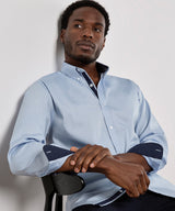 Contrast premium Oxford shirt (button-down collar) long-sleeved (tailored fit) — lifestyle