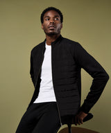 Regular fit quilted full-zip sweatshirt — lifestyle