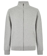 Regular fit zipped sweatshirt — Heather Grey