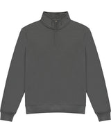 Regular fit ¼-zip sweatshirt — Dark Grey