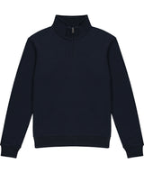 Regular fit ¼-zip sweatshirt — Navy