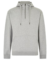 Regular fit 1/4 zip hoodie — Heather Grey