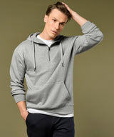 Regular fit 1/4 zip hoodie — lifestyle