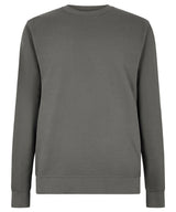 Regular fit piqué sweatshirt — Dark Grey