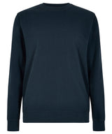 Regular fit piqué sweatshirt — Navy