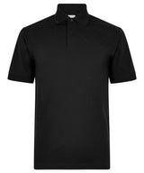 Regular fit recycled Superwash® 60°C polo — Black