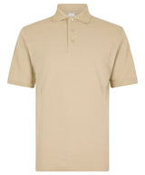 Classic fit cotton Klassic Superwash® 60° polo — Sand