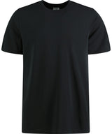 Superwash® 60° piqué tee (regular fit) — Black