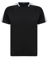Unisex team t-shirt — Black/White