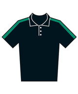 Adults team polo shirt — Black/Emerald