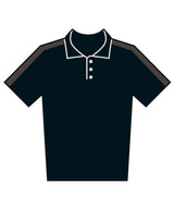 Adults team polo shirt — Black/Gunmetal