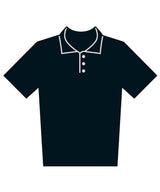 Kids team polo shirt — Black