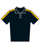 Kids team polo shirt — Black/Gold