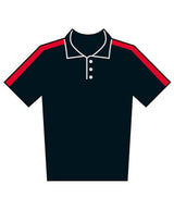 Kids team polo shirt — Black/Red