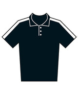 Kids team polo shirt — Black/White