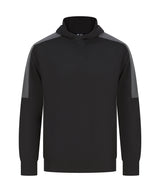 Adults’ team hoodie — Black/Gunmetal Grey