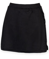 Women's skort with wicking finish — lifestyle