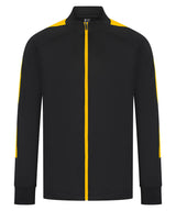 Knitted tracksuit top — Black/Gold*
