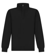 Kids ¼-tracksuit top — Black