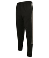 Knitted tracksuit pants — Black/Gunmetal Grey*