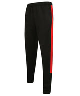 Knitted tracksuit pants — Black/Red*